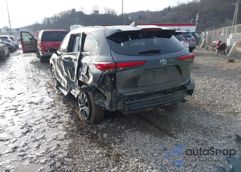 2022 Toyota Highlander Xle from USA, damaged, VIN 5TDGZRBH2NS244202